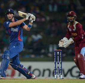 Alex Hales tried to get England's chase moving, England v West Indies Alex Hales tried to get England's chase moving, England v West Indies