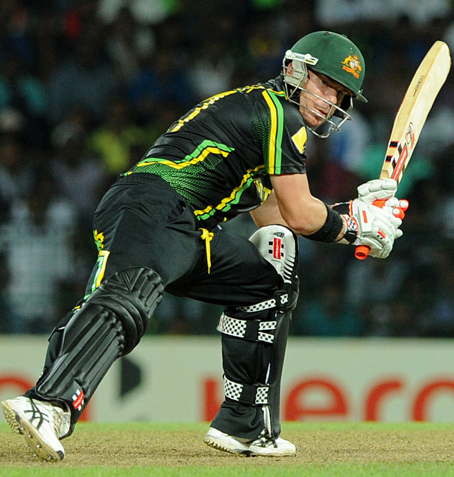 David Warner finished 63 not out from 41 balls, Australia v India
