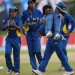 Dilani Manodara is carried by Chamari Atapattu, Sri Lanka v West Indies