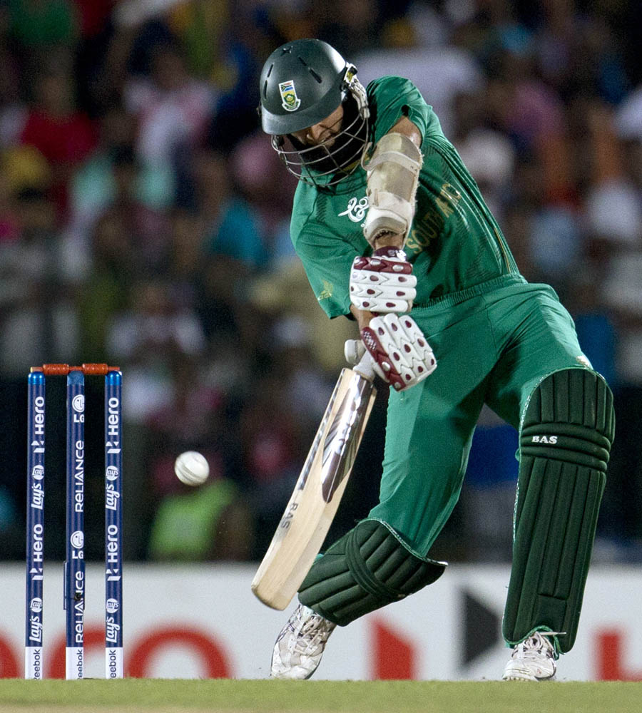 South Africa's Hashim Amla bats during an ICC Twenty20 Cricket World Cup