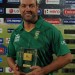 Jacques Kallis was named Man of the Match for his 4 for 15, South Africa v Zimbabwe