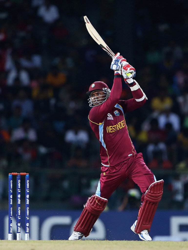 Marlon Samuels made a 31-ball half-century