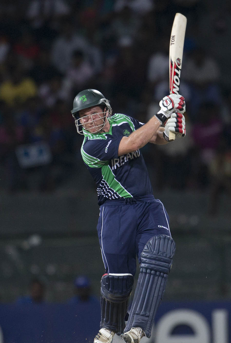 Ireland's Niall O Brien bats during a ICC Twenty20
