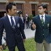 Pakistan's captain Mohammad Hafeez (R) and India's captain Mahendra Singh arrive for an official World Twenty 20 captains photograph with the Trophy in Colombo Pakistan's captain Mohammad Hafeez (R) and India's captain Mahendra Singh arrive for an official World Twenty 20 captains photograph with the Trophy in Colombo