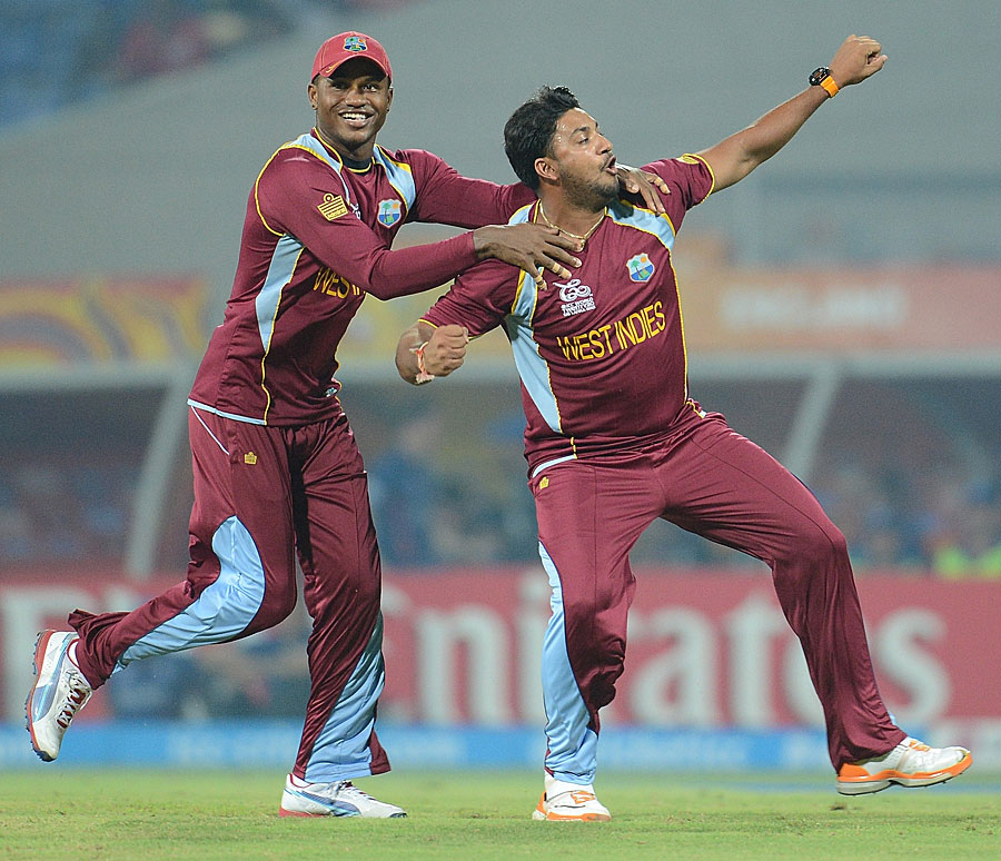 Ravi Rampaul took two wickets in the first over