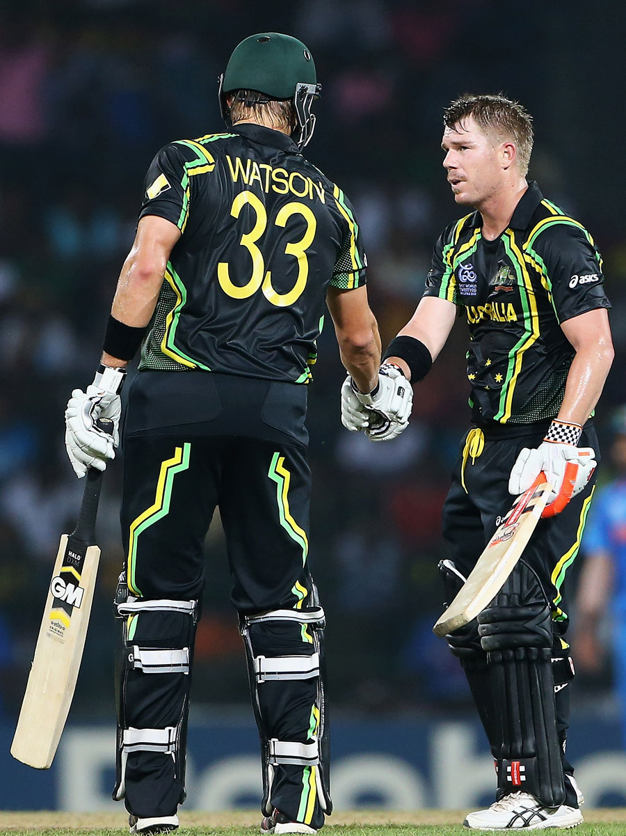 Shane Watson and David Warner almost completed a 10-wicket win