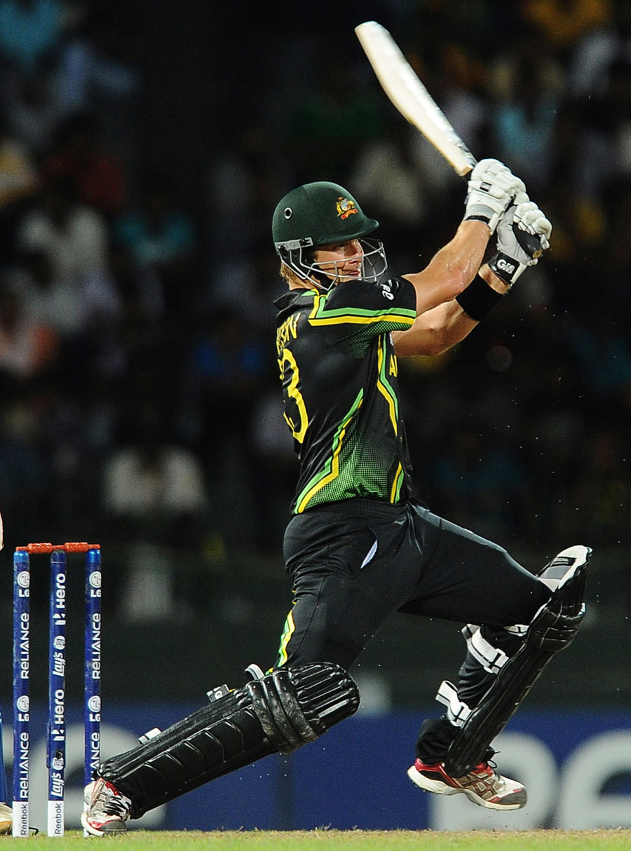 Shane Watson made fifty from 28 balls, Australia v India