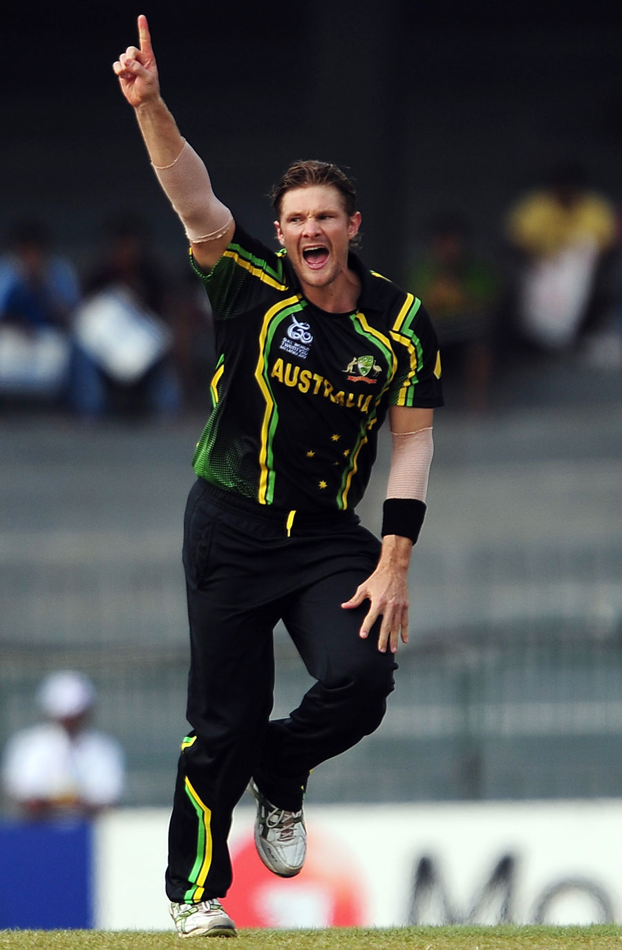 Shane Watson picked up three wickets, Australia v Ireland