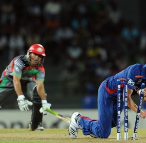 Sharp work from Jos Buttler and Stuart Broad ran out Karim Sadiq