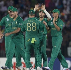 Farhaan Behardien, Jacques Kallis, Faf du Plessis, Robin Pietersen