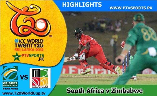 South Africa v Zimbabwe Highlights