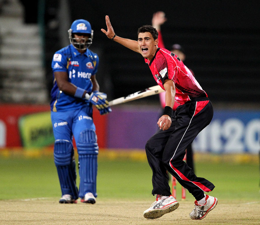 Mitchell Starc picked up two wickets