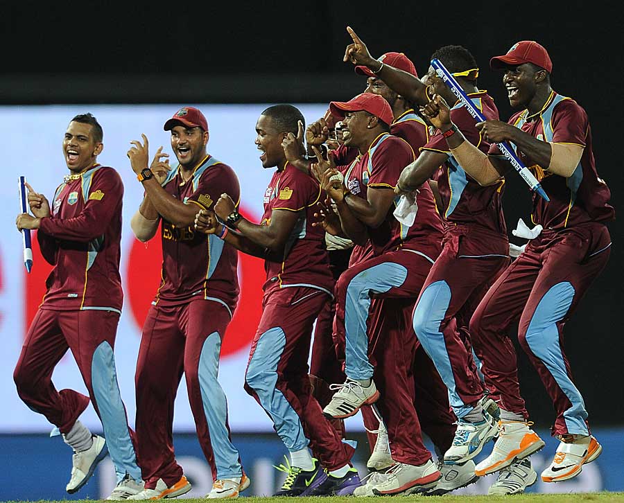 West Indies celebrate their victory, 'Gangnam' style, Sri Lanka v West Indies