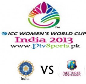 India v West Indies Women World Cup 2013 Match