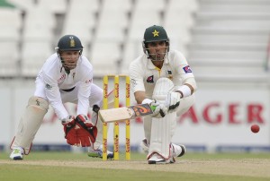 Misbah-ul-Haq battled his way to the close, South Africa v Pakistan, 1st Test, Johannesburg, 3rd day