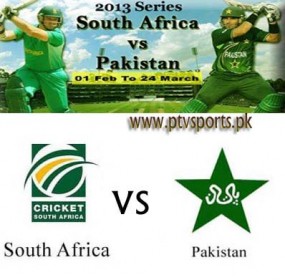South Africa v Pakistan 1st ODI Match 2013 live