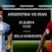 Argentina vs Iran FIFA World Cup 2014 live