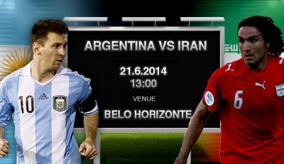 Argentina vs Iran FIFA World Cup 2014 live