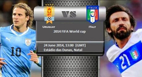 Italy vs Uruguay Football Match