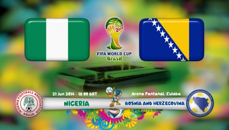 Nigeria vs Bosnia Herzegovina FIFA World Cup 2014 live
