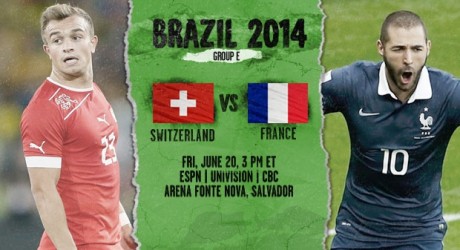 Switzerland VS France Football World Cup Match