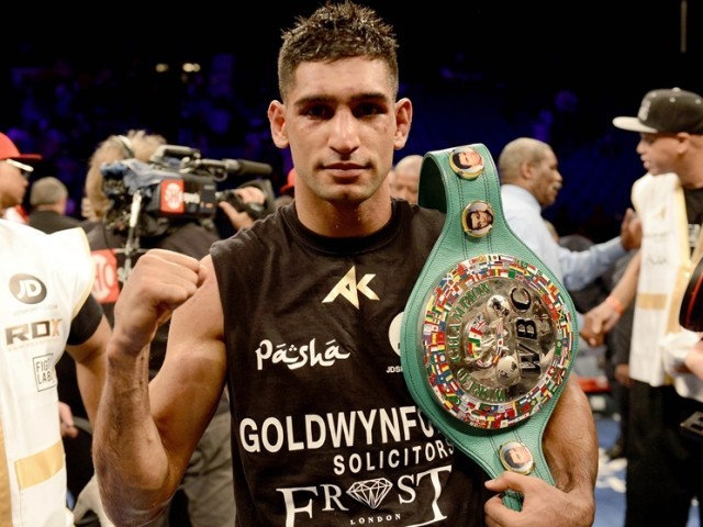 Amir Khan v Devon Alexander match 2014 pics Amir Khan v Devon Alexander match 2014 pics
