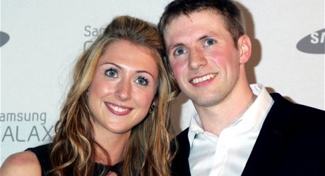 Cyclists Laura Trott and Jason Kenny