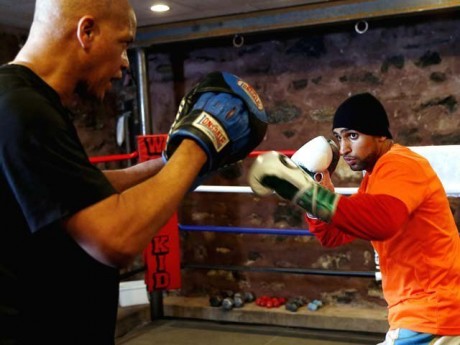 Amir Khan Boxing Practice Pictures Gallery