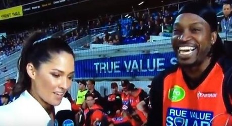 Chris Gayle interview with Mel McLaughlin