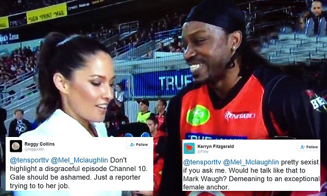 Chris Gayle interview with Mel McLaughlin