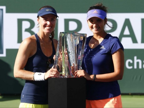 Sania Mirza and Martina Hingis