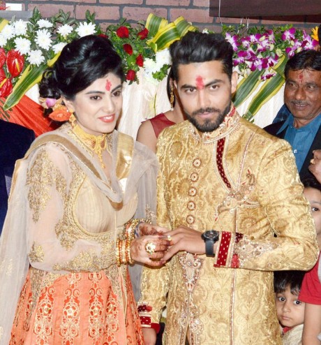 Ravindra Jadeja Ties Knot With Reeva Solanki Pictures