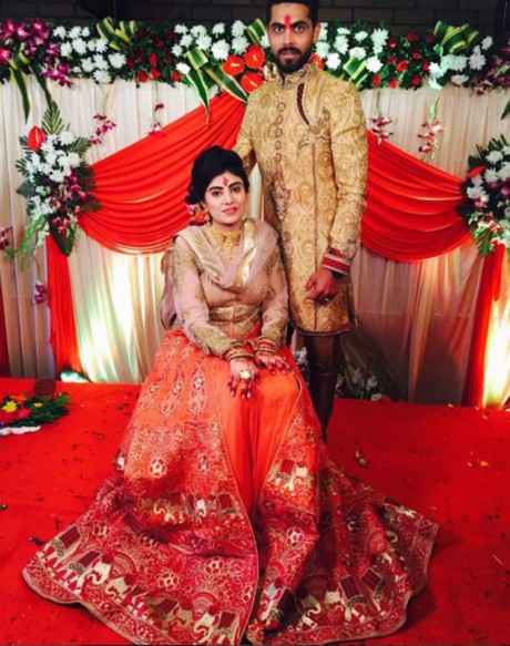 Ravindra Jadeja Ties Knot With Reeva Solanki Pictures