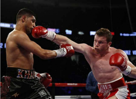 Amir Khan Knock-Out defeat against Mexican boxer Canelo Alvarez