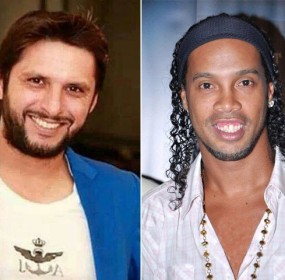 Afridi and Ronaldo