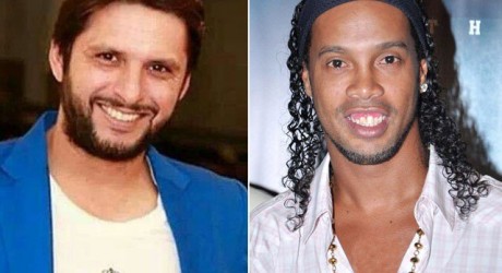 Afridi and Ronaldo