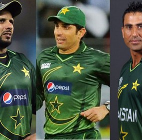 Misbah, Younis and Afridi
