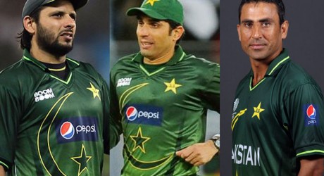 Misbah, Younis and Afridi