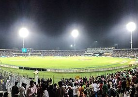 Gaddafi_Stadium_at_Night