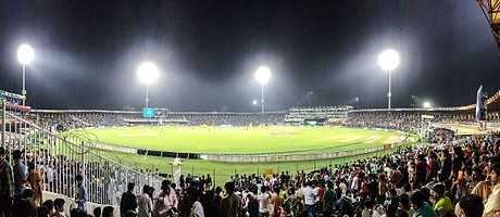 Gaddafi_Stadium_at_Night