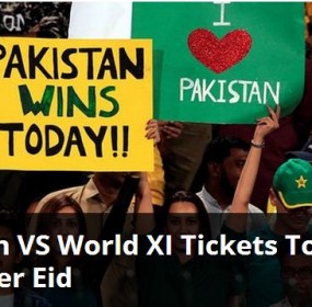 Pakistan Vs World XI Match Tickets Sale