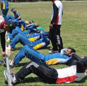 Pakistani Cricketer Fitness Test