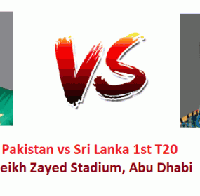Pak vs SL First T20i Match