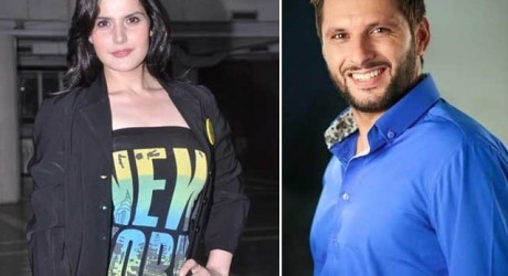 Shahid Afridi and Zarin
