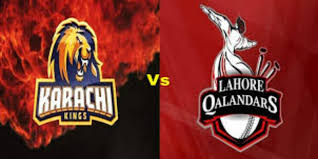 Karachi Kings vs Lahore Qalandars Karachi Kings vs Lahore Qalandars