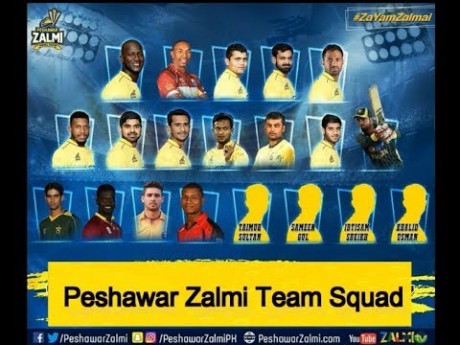 peshawar zalmi squad