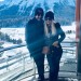 waim akram and his wife at swetzerland