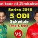 Pakistan VS Zimbabwe