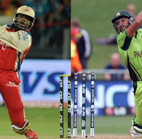 Chris gyle & shahid afridi