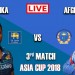 Sri Lanka vs Afghanistan